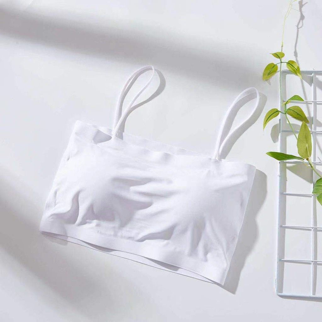 [ LINGERIE MASTER ] - (B-3) sport bra bh model seamless nyaman versi Korea Lingerie Import Nyaman High Quality-B-3 Putih