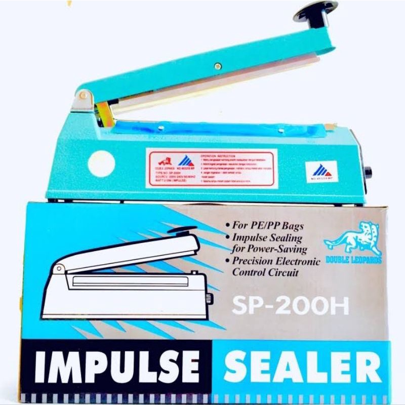 DOUBLE LEOPARDS IMPULSE SEALER SP 200 H ALAT SEGEL PLASTIK KEMASAN