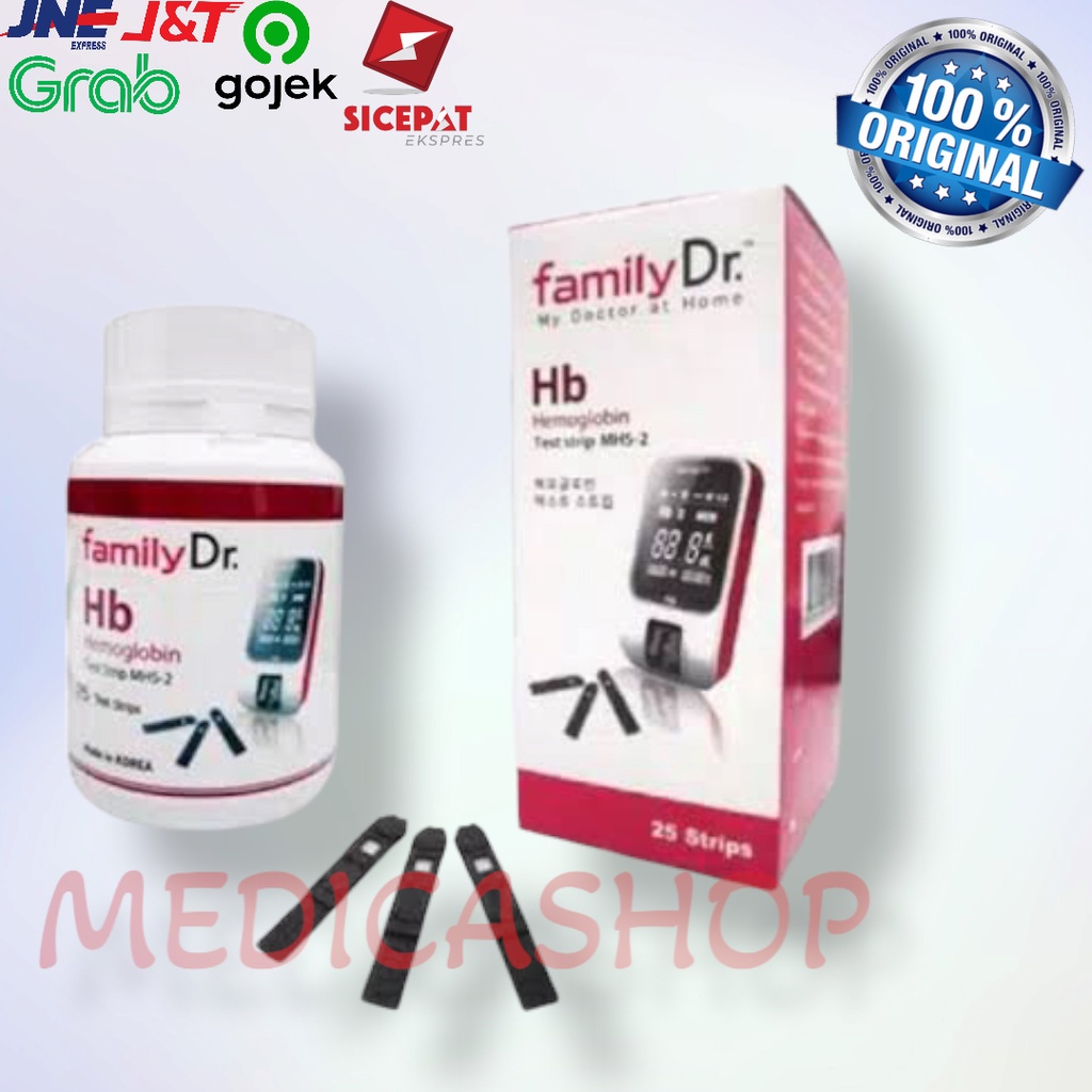 Strip family dr hb hemoglobin isi 25strips