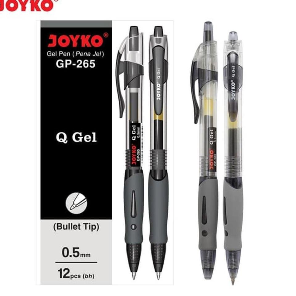 

✰KZL✰ [DAVIS] Pulpen Joyko Gel Cetek Q Gel G P-265 (1pak -12pcs)