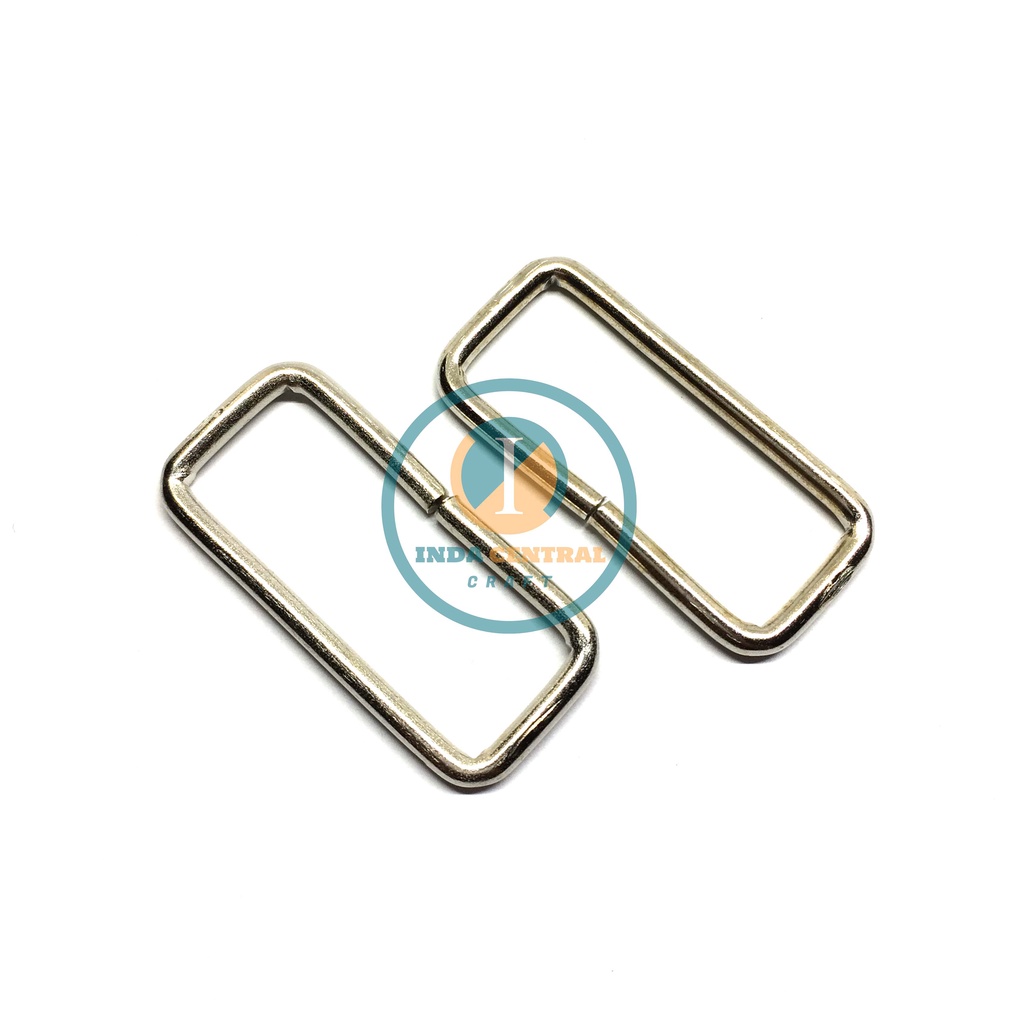 RING KOTAK GESPER TAS 3.8 CM NIKEL PER 100 PCS