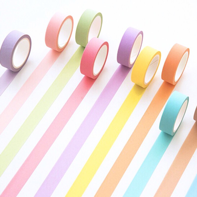 

SHARE wajib punya 50cm ombre washi tape selotip kertas warna gradasi polos pink orange pin