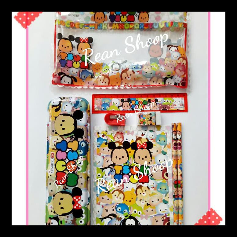 

BARU STUDY STUDI SET ALAT TULIS SET TEMPAT PENSIL KARAKTER TSUM TSUM PAKET ALAT TULIS TERLARIS DAN