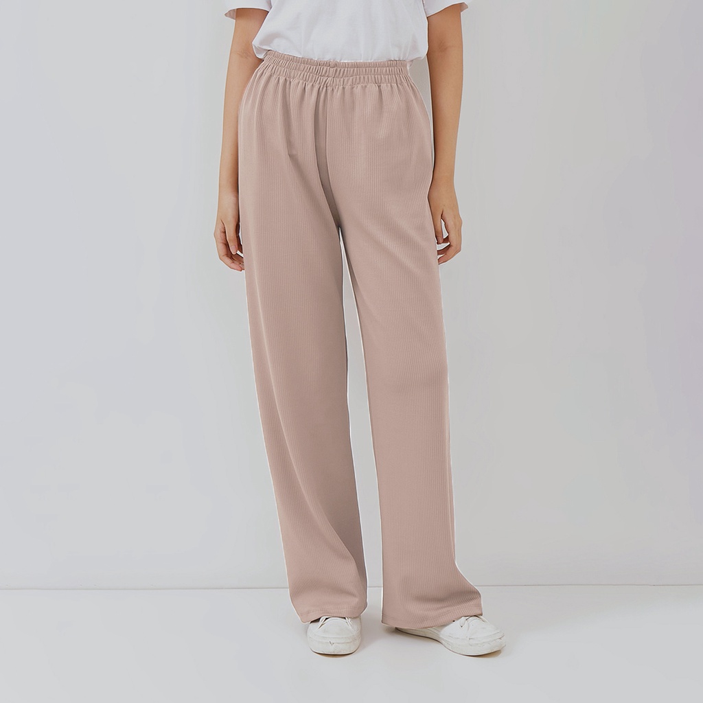 N&amp;A - LIVY KNIT PANTS - Celana Wanita / Celana Panjang Wanita