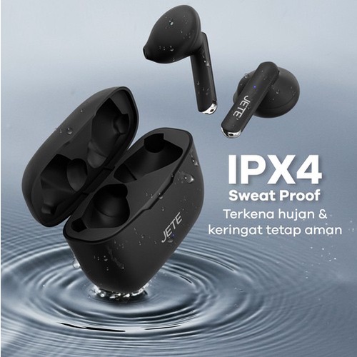 TWS Bluetooth Earbuds Headset Bluetooth JETE T10 - Bluetooth 5.1 - Garansi 2 Tahun