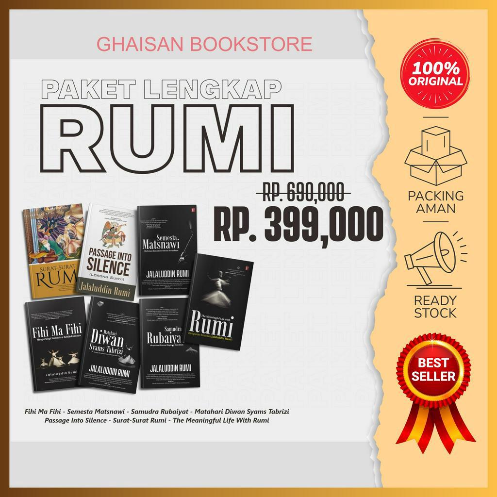 Paket Lengkap Buku-Buku Jalaluddin Rumi Original