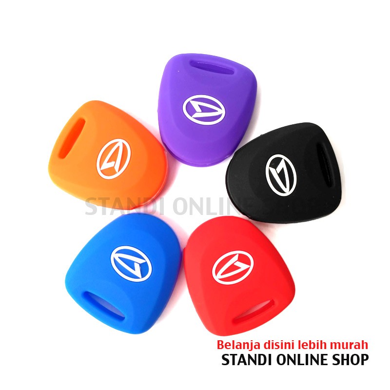 Kondom Kunci Silikon Remote Keyshirt Daihatsu Grand New Xenia Orange