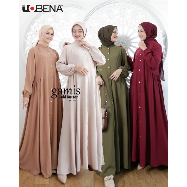 gamis gold button