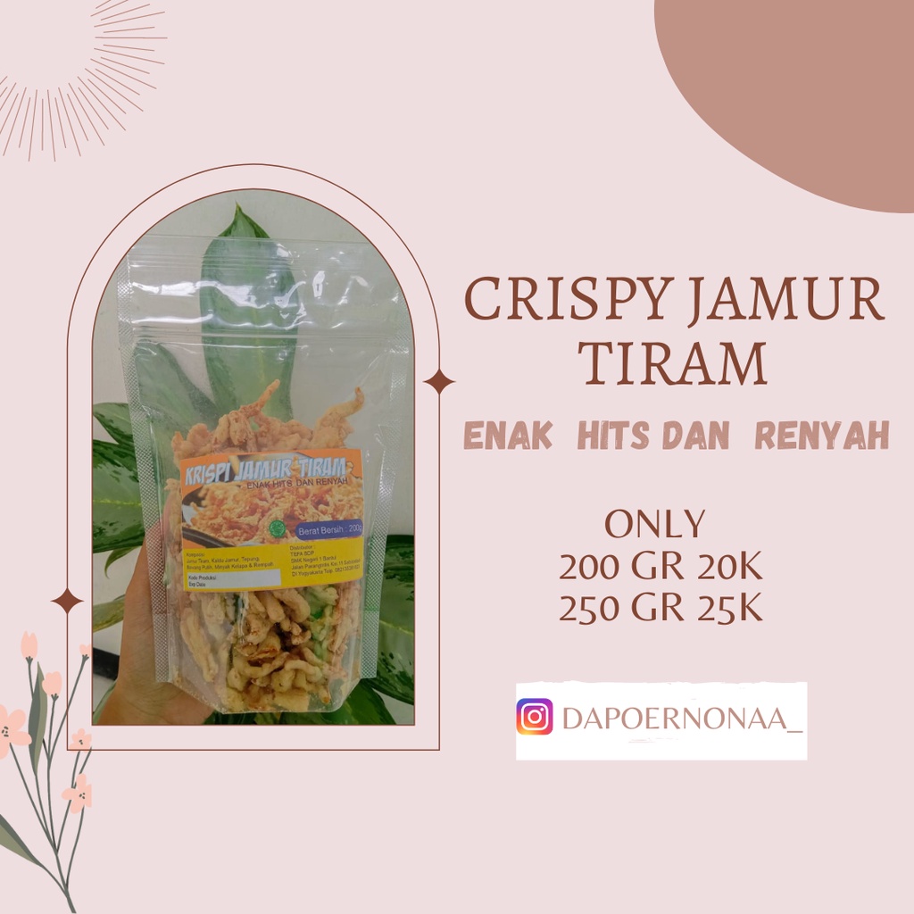 

CRISPY JAMUR TIRAM