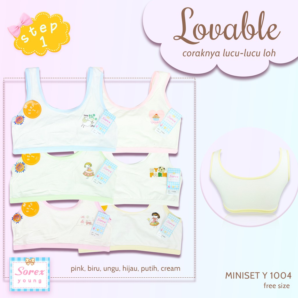 BHY Sorex Young Miniset Lovable Step 1 Freesize