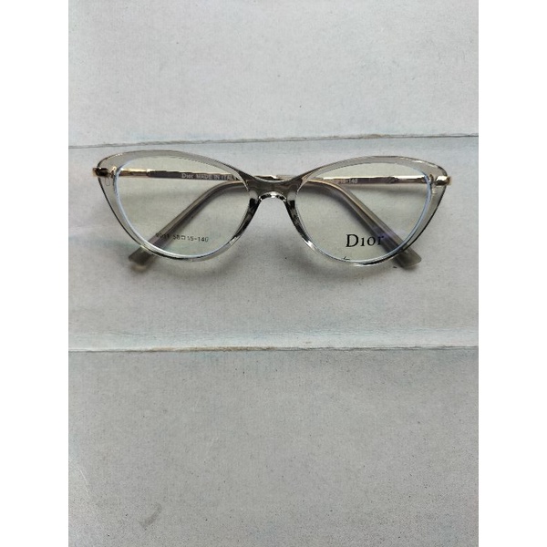 kacamata bluecromic/blueray photocromic minus normal clynder frame cat Eye 9011