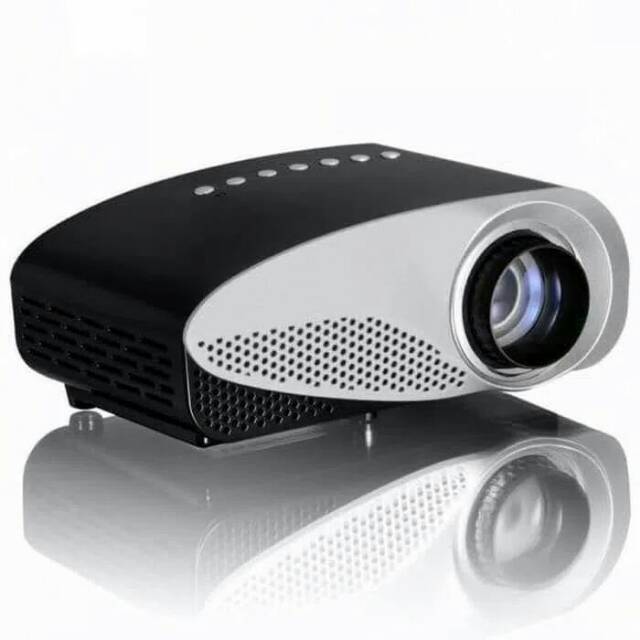 Mini Proyektor320p with Analog TV Receiver - 802 - Black