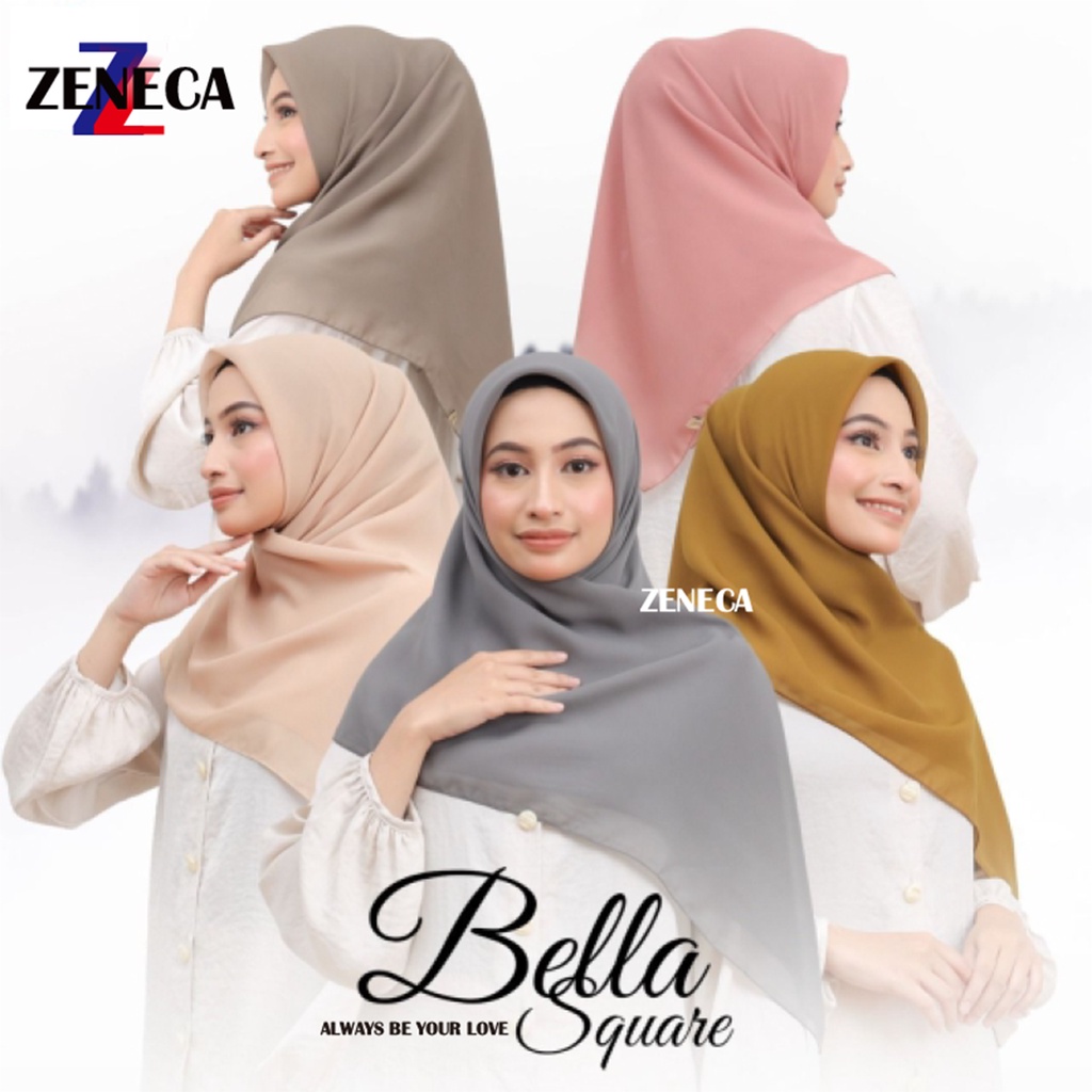 HIJAB BELLA SQUARE TERBARU WARNA TERLENGKAP