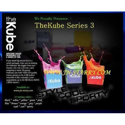 Jual mp3 player the kube series 3 0 magnum 8gb tiniest in world Diskon