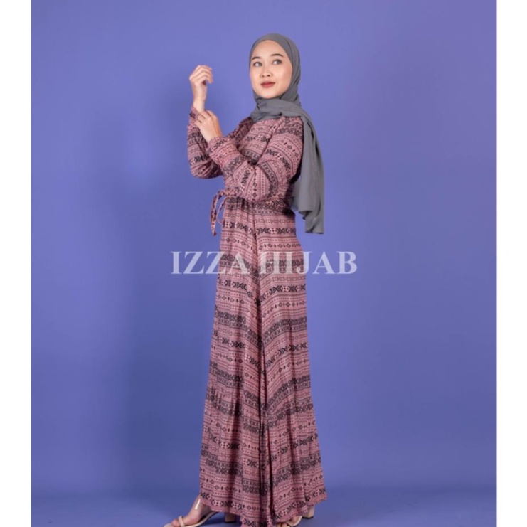 PROMO RAMADHAN!!! GAMIS RAYON VISCOSE PREMIUM VARIASI SERUT DEPAN BUSUI FRENDLY BY IZZA