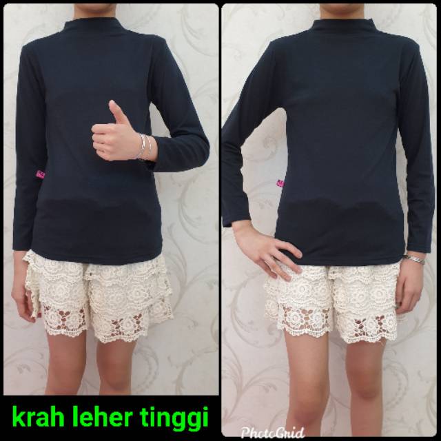 BH 134 MEYGROSIR leher tinggi spandek M.L.XL.XXL pjg