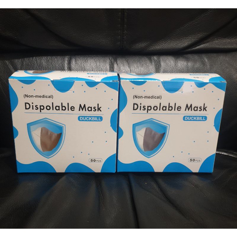 50 PCS MASKER DUCKBILL GARIS SUPER LEMBUT MUDAH BERNAFAS