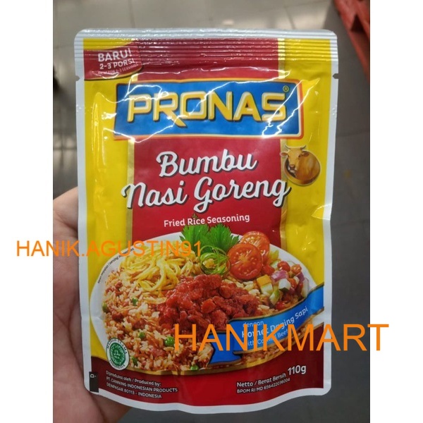 

Pronas Bumbu Nasi Goreng dengan Kornet Daging Sapi 110gr HM91