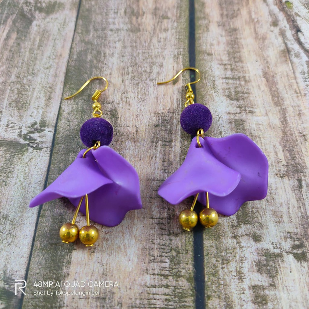 Anting Mutiara Sintesis Handmade Style korean By Tokopelanginicer