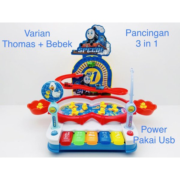 Mainan Pancingan 3in1 - Mainan Pancingan Anak