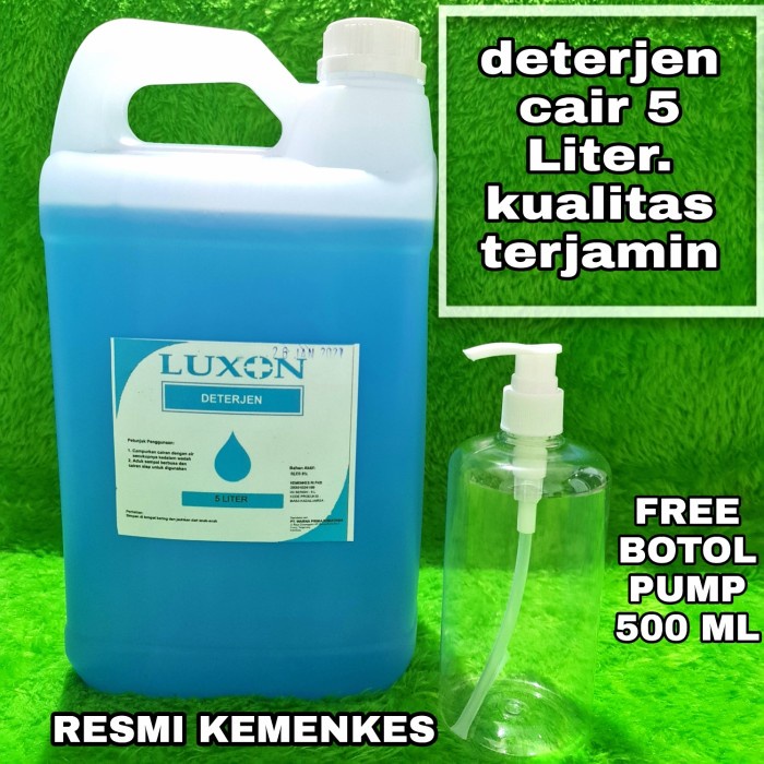 SABUN CUCI PAKAIAN CAIR / DETERJEN CAIR 5 LITER DETERJEN LAUNDRY