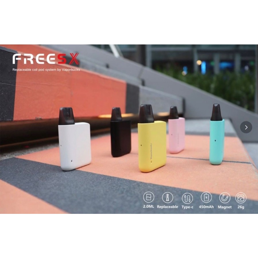 POD FREESX POD KIT 450MAH BED DISTRIBUTION X VAPORBUCKS 1005 AUTHENTIC