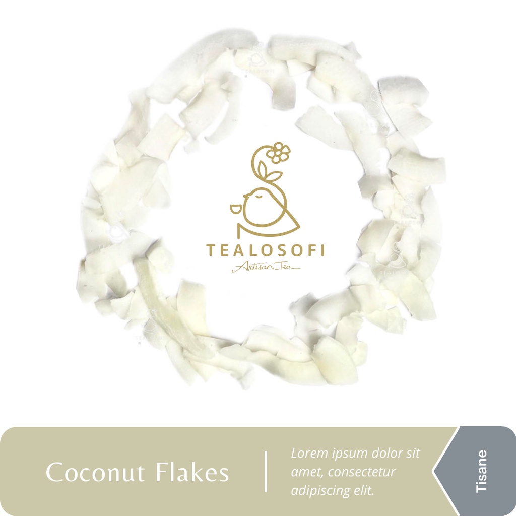 

Coconut Flakes - Dried Fruits - Tealosofi Tea