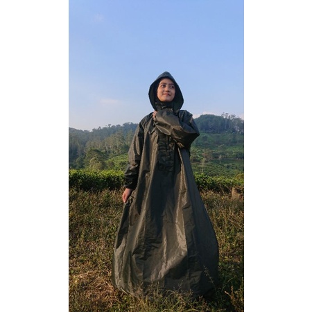 Jas Hujan Muslimah syari Jumbo CUSTOM Bigsize Exclusive