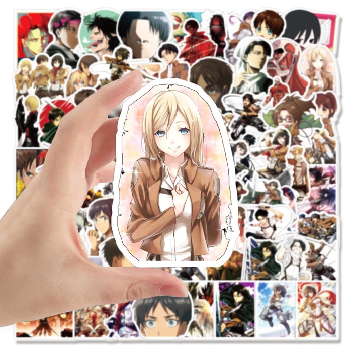 

50 pcs Stiker Sticker Anime Attack on Titan