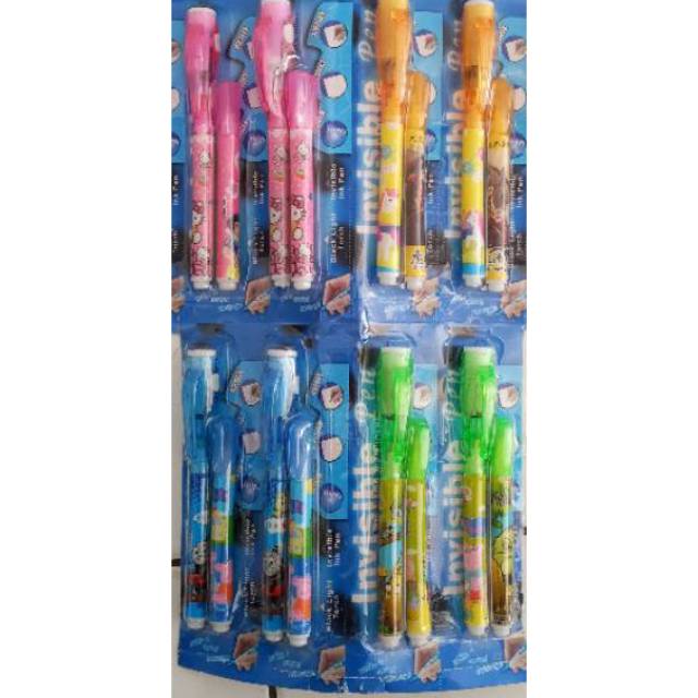 

Pulpen Contek/ Invisible Pen/ Pulpen Ajaib Karakter Anak + Refill