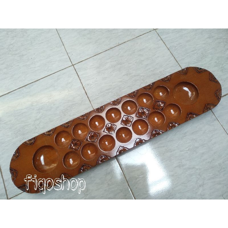 Dakon Ukir Congklak Mainan Tradisional Kerajinan Kayu Furniture Jepara