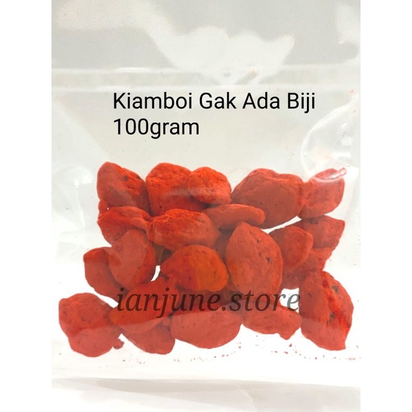 

Kiam Boy (Gak Ada Biji) / Manisan Kiam Boi 100gram / Kiamboi / Kiamboy / Asin Manis