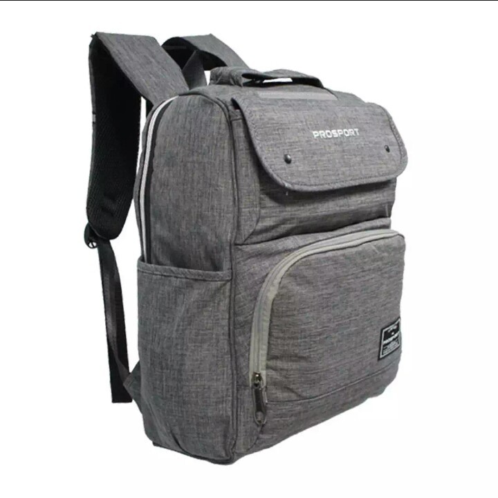 Prosport Tas Ransel Pria Dan Wanita Tas Fashion Backpack Original - Grey