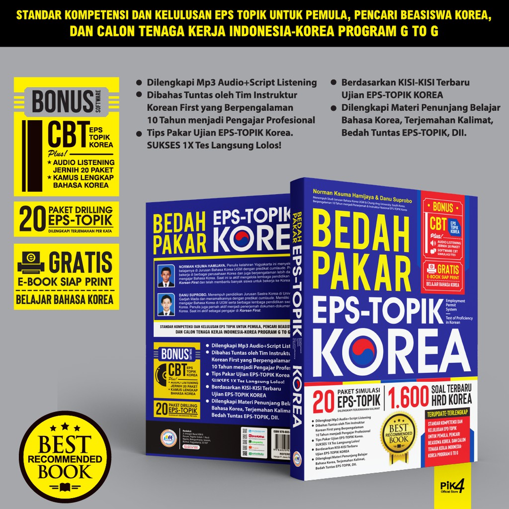 Buku Bedah Pakar Eps Topik Korea Terbaru Full Bonus