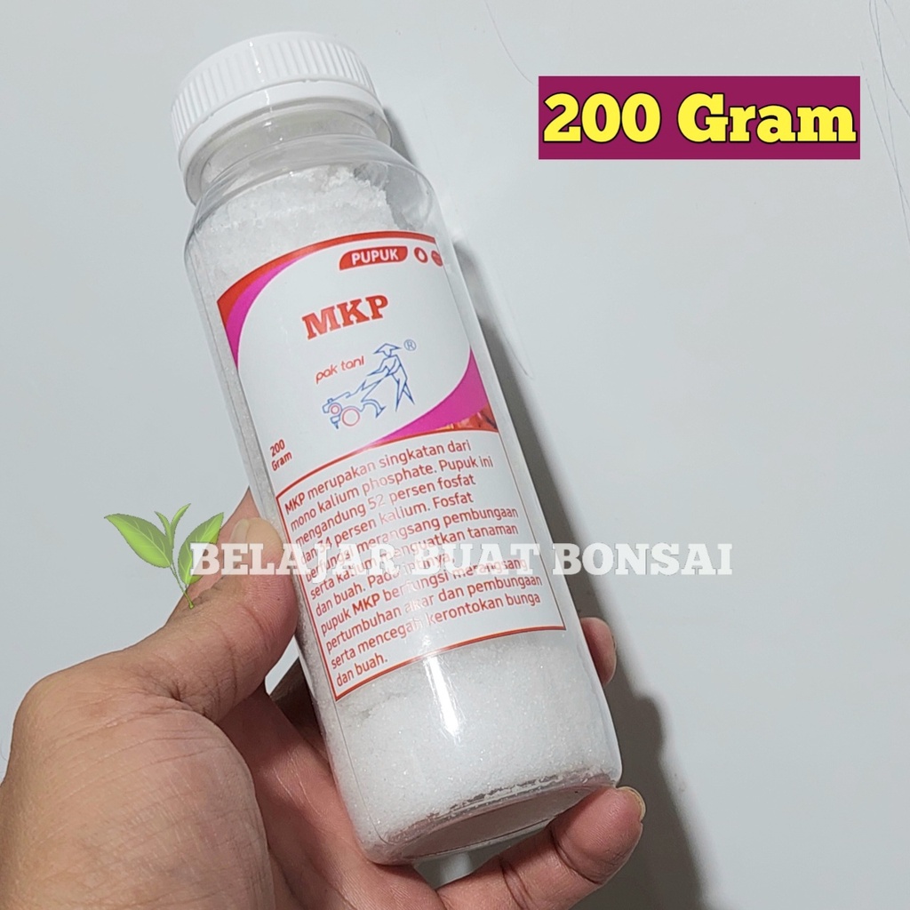 Pupuk MKP Pak Tani Mono Kalium Phosphat Buah Bunga Repack 200 Gr