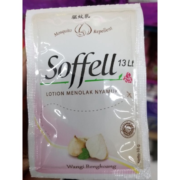 Soffel Lition Penolak Nyamuk Sachet 10grx6 Bengkoang