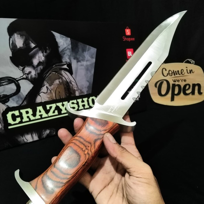 Pisau Survival Rambo Iii / Rambo 3 / Pisau Rambo