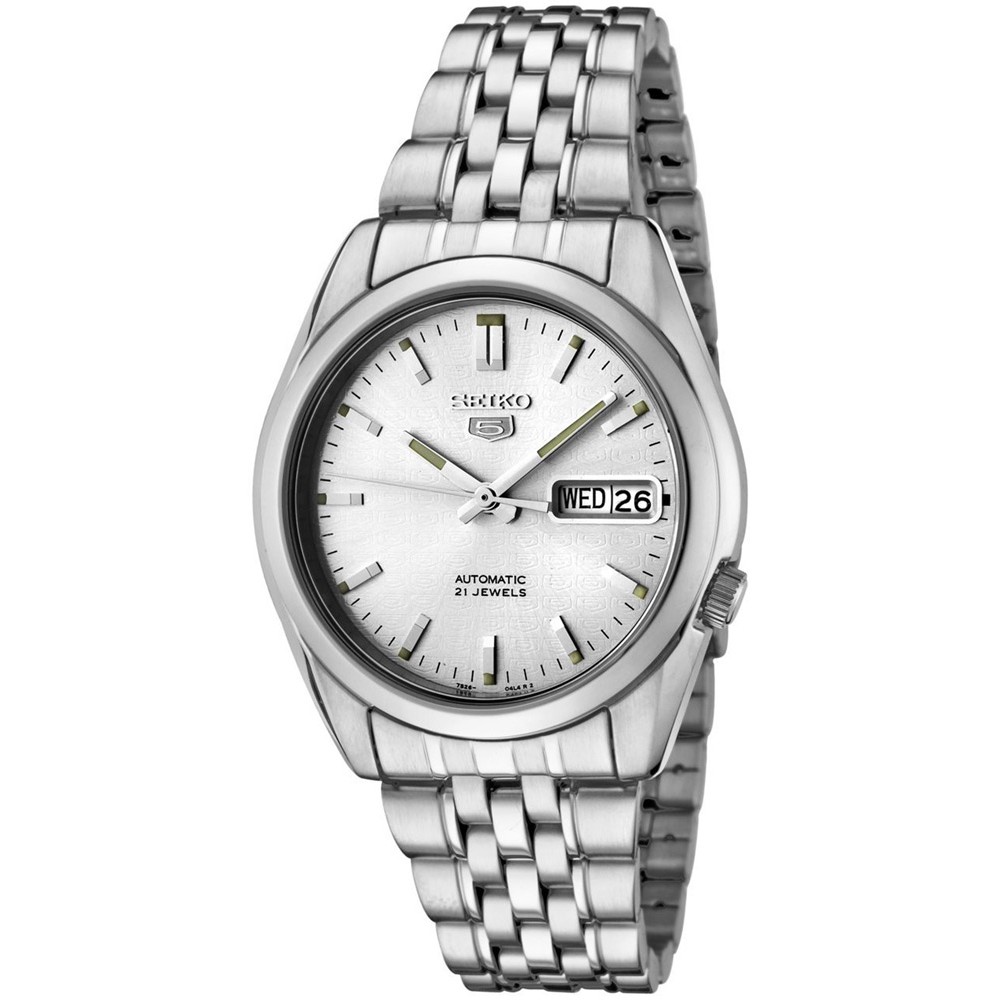 Seiko 5 SNK355K1 Automatic Stainless Steel - Jam Tangan Pria