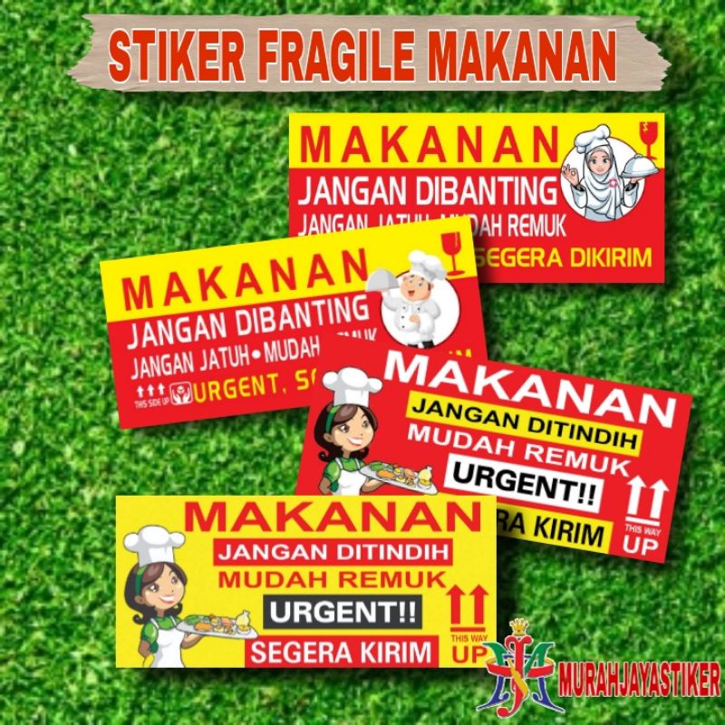 

STIKER FRAGILE MAKANAN / STIKER MAKANAN