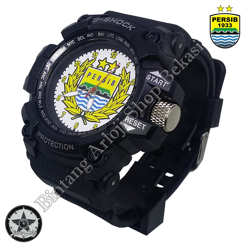 Jam Persib Outdoor Anti Air Motif #LogoPersibSayap (Putih)