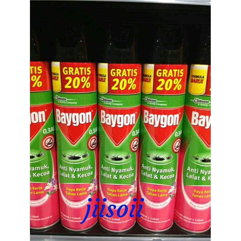 BAYGON aerosol 600 ml + 120 ml