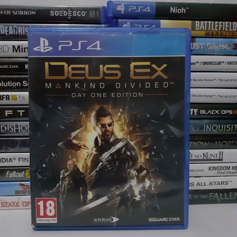 Kaset Game BD PS4 Ori Deus Ex Mankind Divided Reg 2