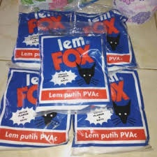 

LEM FOX 350 PUTIH PVAc Biru / LEM SLIME 350 GRAM