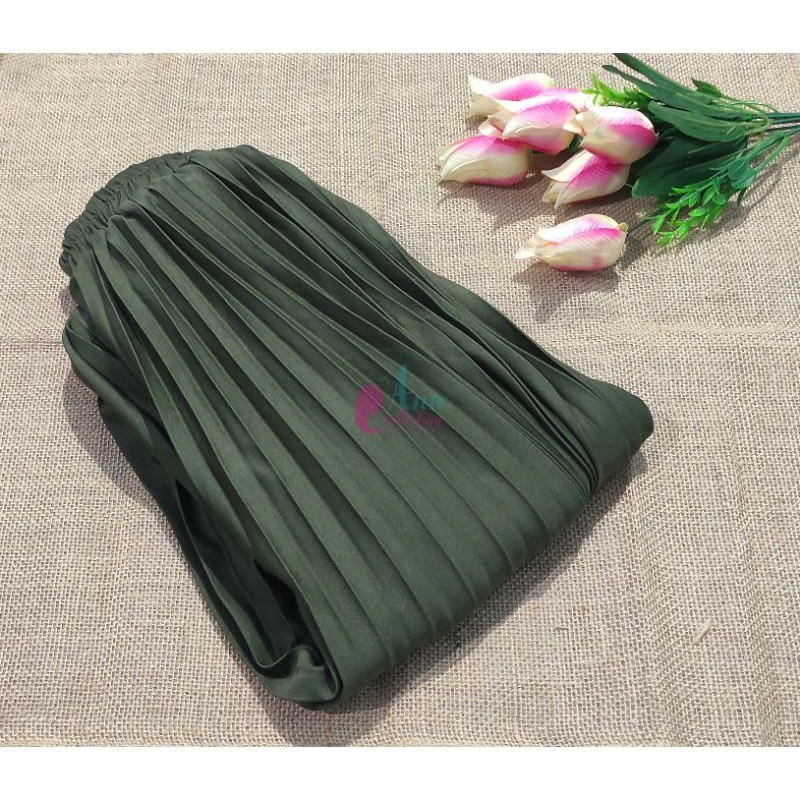 ROK PLISKET HIGH QUALITY LIPATAN LEBAR / ROK PLISKET LIPATAN LEBAR / ROK PLISKET TEBAL/