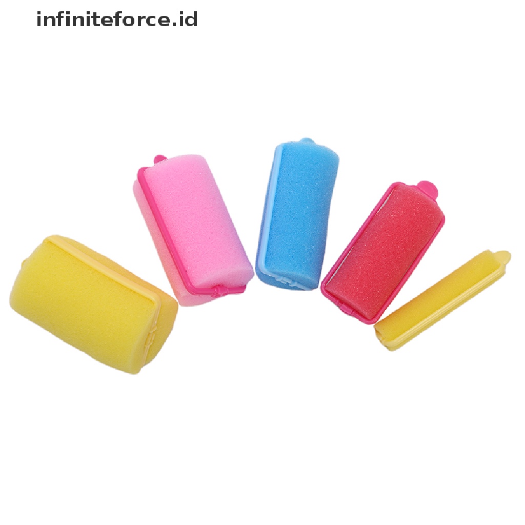 Infiniteforce.id 1 Set Roller Spons Pengeriting Rambut Gaya Vintage