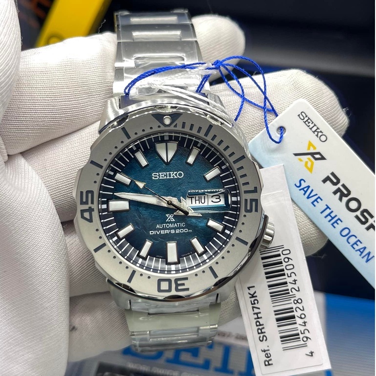 JAM TANGAN PRIA SEIKO PROSPEX SRPH75K1 SRPH75 SAVE THE OCEAN ORIGINAL