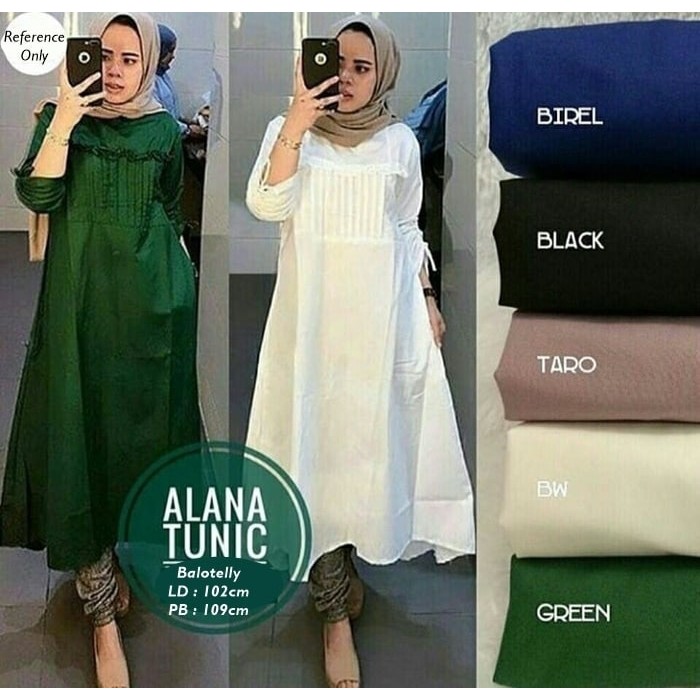 ATASAN WANITA MUSLIM BIG SIZE L TUNIK  MUSLIM WANITA JUMBO  