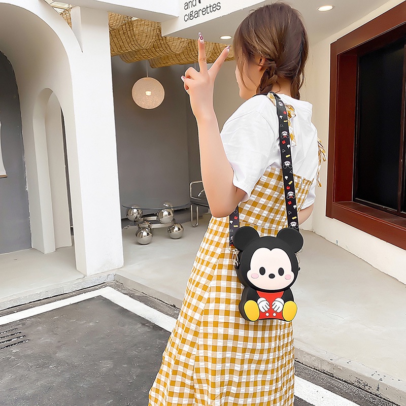 Tas Selempang Anak Rubber Karakter Import - Tas Selempang Koin Fashion Anak Lucu