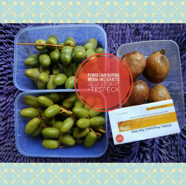 

Kurma muda untuk promil |free 4buah Zuriat + tespeck