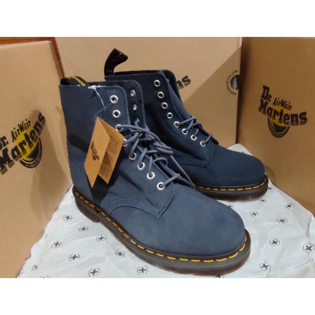 Dr Martens 1460 pascal Blue suede 8 eyes